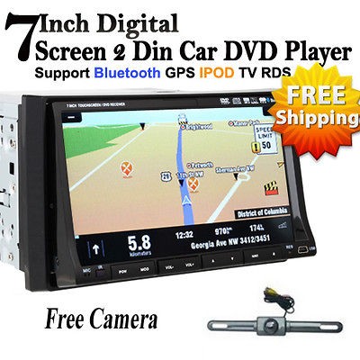   Hitachi CD Head GPS Navigation Car DVD Player Stereo Bluetooth+Camera