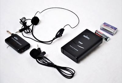   New Professional Wireless Lapel Microphone Headset And Clip On Mic
