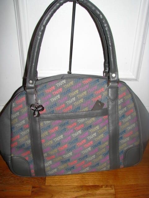 TNA Canvas Gym Bag   Clay/Multi   NWT