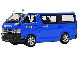 Toyota Hiace Van   Macau Police Car 2009, J Collection #JC213 1/43 