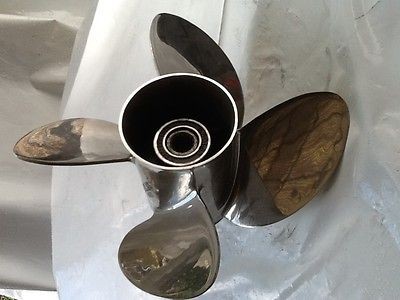 Solas 4 Blade Stainless Prop 14 X 21P used on Mercruiser Alpha One 