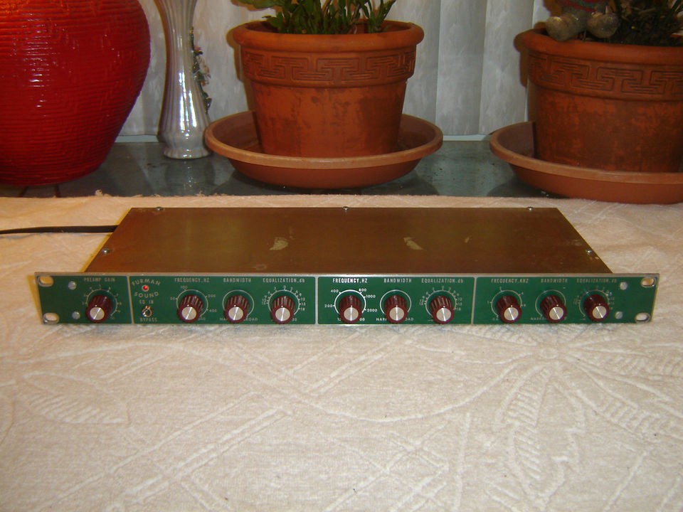 Furman PQ 3, Original 70s Preamp / Parametric Equalizer, Eq, Vintage 