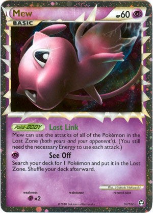 MEW PRIME (Triumphant #97) Rare/Holo Foil Pokemon Card 