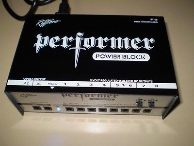 RIFFTONE RT 10 PERFORMER POWER BLOCK FOR FX FULLY ISOLATED 