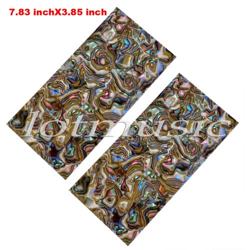 2pce Celluloid Head Veneer Multicolor Shell Guitar Parts