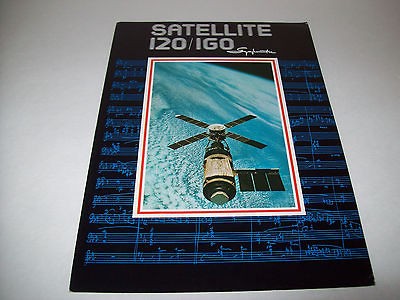 SYMPHOMATIC SATELLITE 120 IGO ORIGINAL FOLDOUT JUKEBOX SALES FLYER 