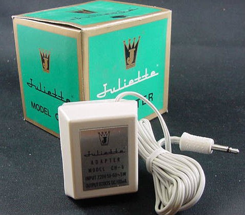 Juliette, 220V 50/60 Hz 6VDC or 110V, 3VDC power supply/adapter mini 3 