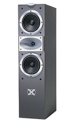 Jamo X550 2 way Tower Speaker w/ Dual 6 1/2 Woofers, 1 Dome Tweeter 