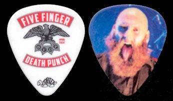 FIVE FINGER DEATH PUNCH     Chris Kael Photo guitar pick