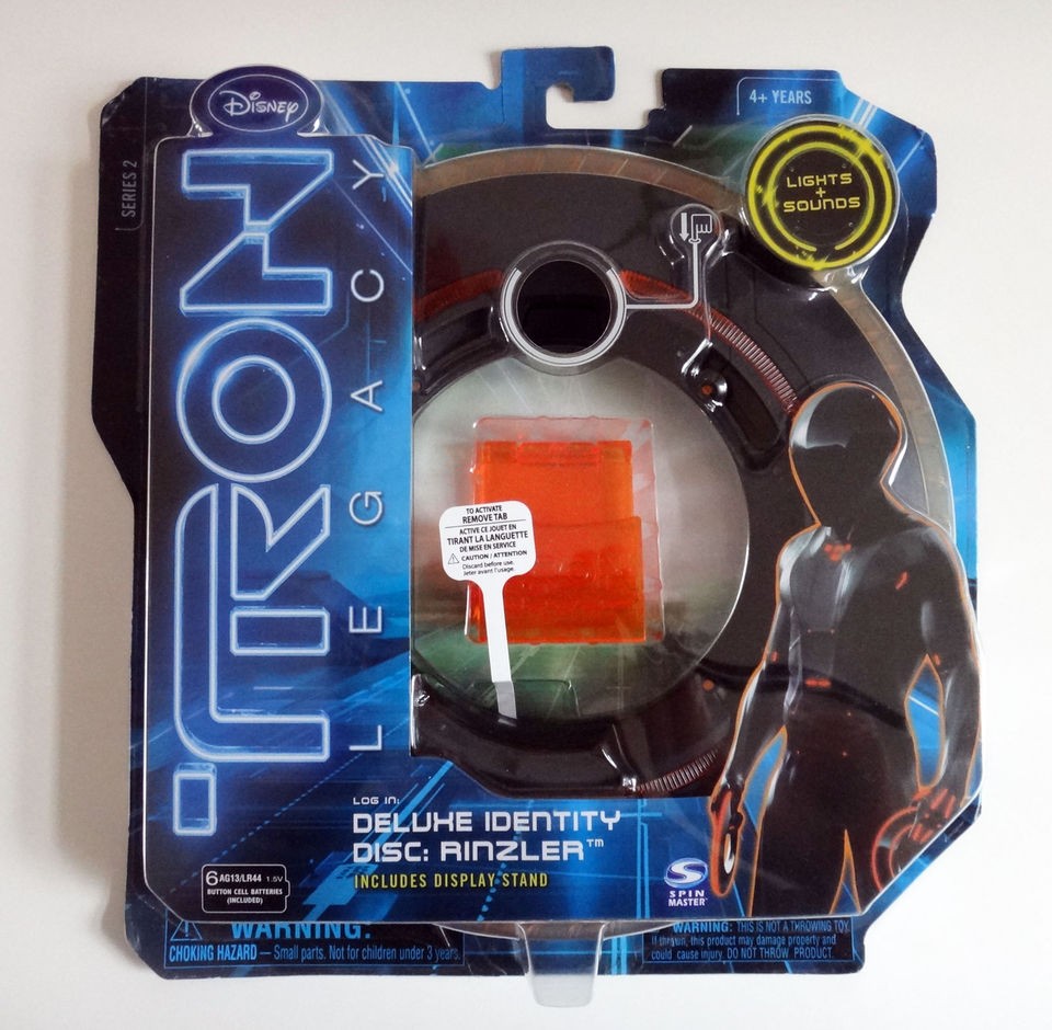 TRON LEGACY/UPRISING DELUXE IDENTITY DISC RINZLER VERY RARE GRADE AAA 