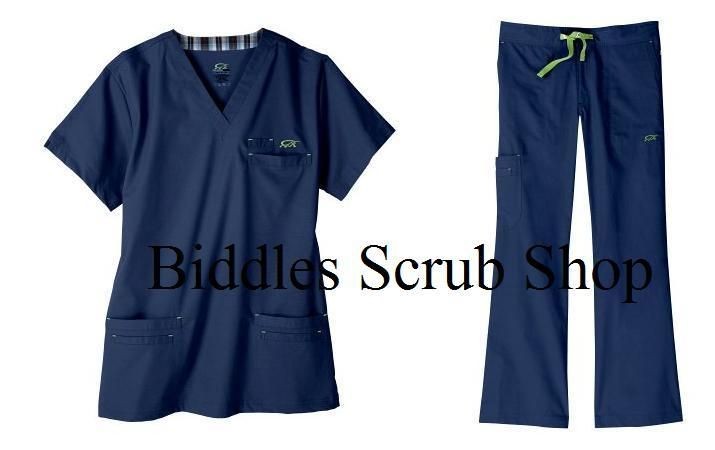   Med 7400/7300 Newport Navy Mens Icon Medical Scrub Set NWT New Style