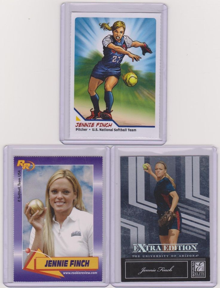 JENNIE FINCH SOFTBALL CARDS OLYMPICS ARIZONA USA