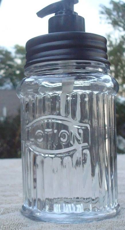 Classic Vintage HOOSIER Kitchen Cabinet Manufacturing Glass LOTION 