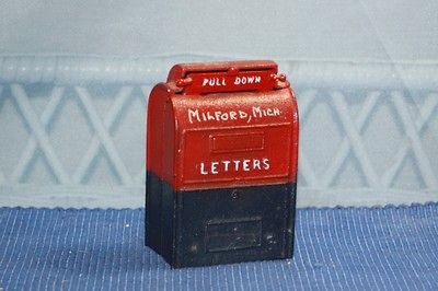   Cast Iron US Mail Mailbox Milford Michigan Coin Still Piggy Bank