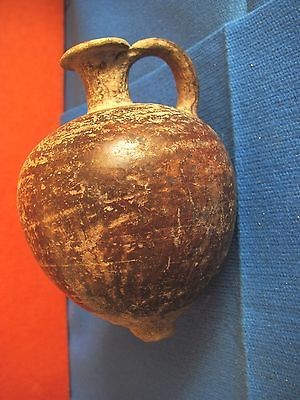 BURNISHED Tel El Yahudieh   Terracotta Juglet. Middle bronze Age, 1730 