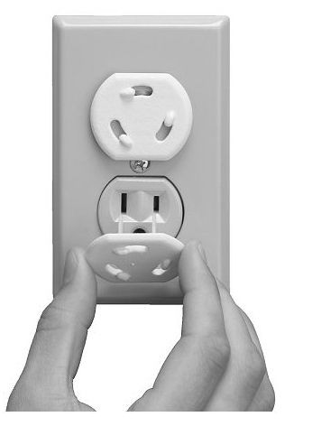 Mommys Helper Safe Plate Sliding Electrical Outlet Plug Child Safety 