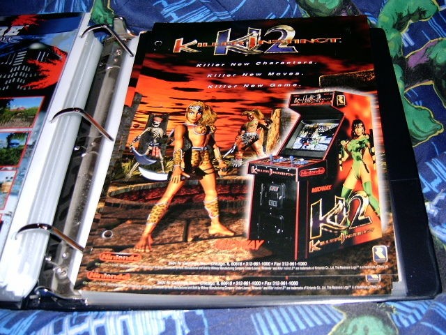 1999 MIDWAY KILLER INSTINCT 2 ARCADE FLYER