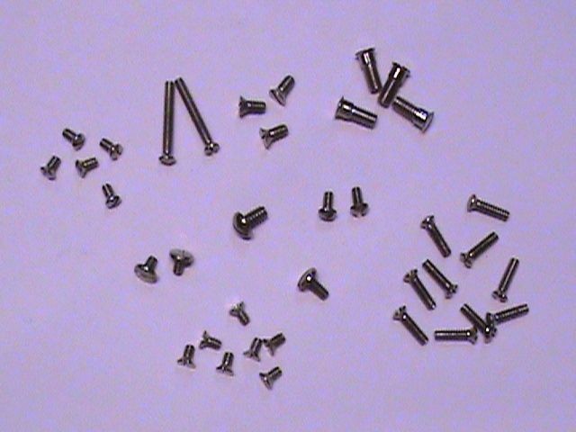 National Cash Register Solid Nickel Screws NCR