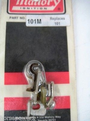 Mallory 101M Ignition Points set NOS replaces 101 Distributor