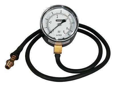 Gas LPG Propane Appliance Manifold Line Low Pressure Manometer 15WC 