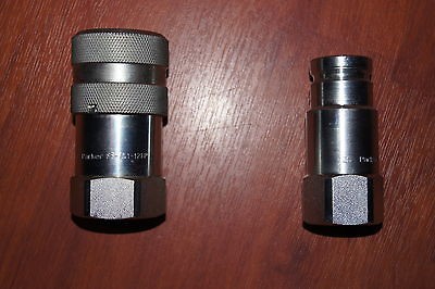 Parker Quick Disconnect Coupling Male and Female