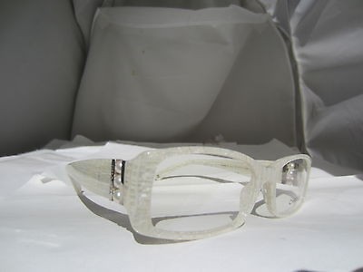   Glasses 3179 H 1206 White Tweed Authentic  Perle