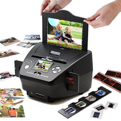 in 1 Multi Fuctional Photo Print+35mm Film+Slide Scanner w/ 2.4 LCD 