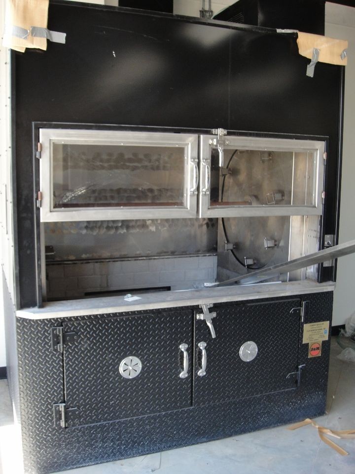   58 Spit Rotisserie Smoker   Combo Broiler   New Unused