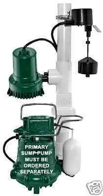 Zoeller 507 Basement Sentry 12 volt Back Up Sump Pump