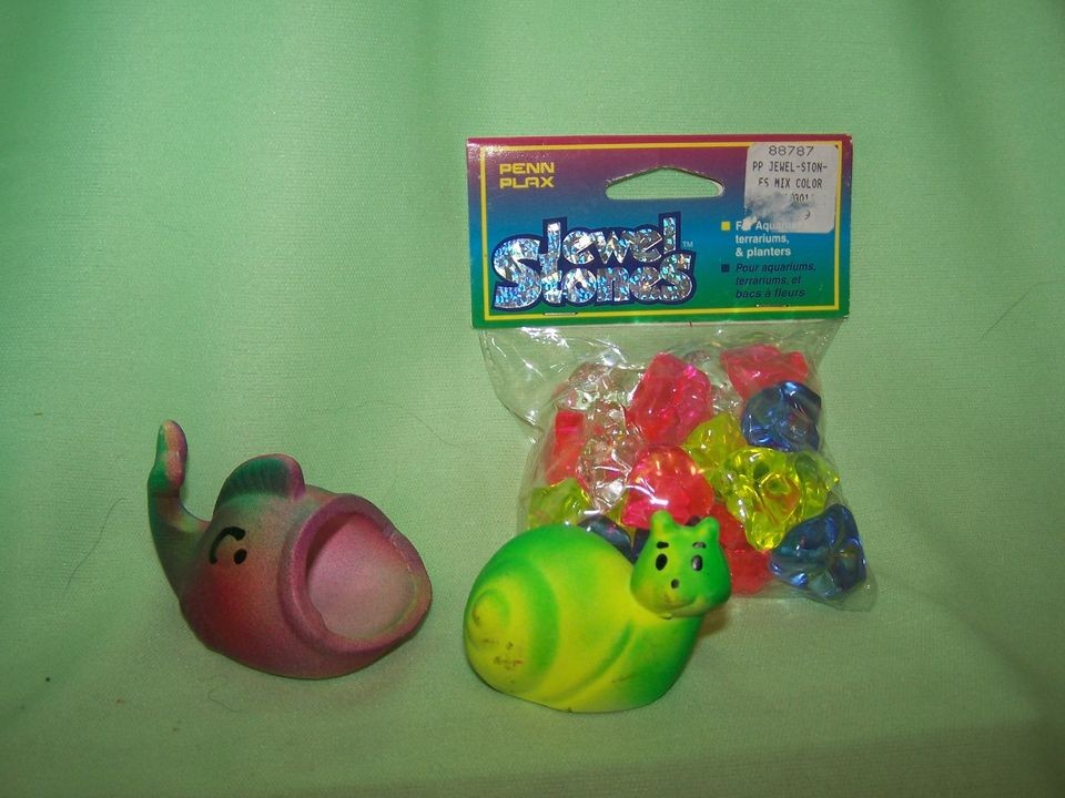   Multi Color Ceramic Snail Green Ceramic Whale Aquariums Fish Bowl