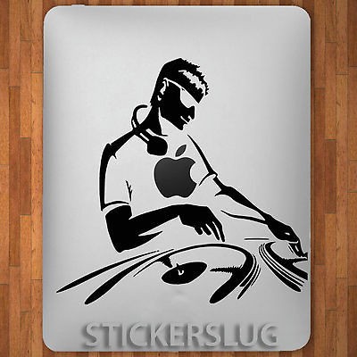   TECHNO MUSIC RAVE DJ Vinyl Decal Sticker for Apple i Pad 1 2 & 3