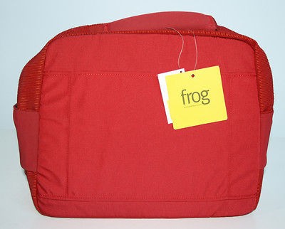 Frog Travel Tote in Bright Red Colorway by Mandarina Duck of Italy NEW