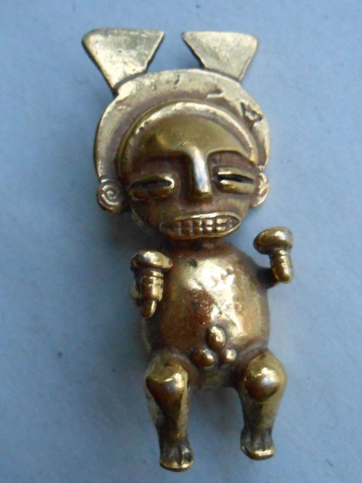 Vintage Alva Studios Museum Reproduction Pre Columbian Tribal Pin