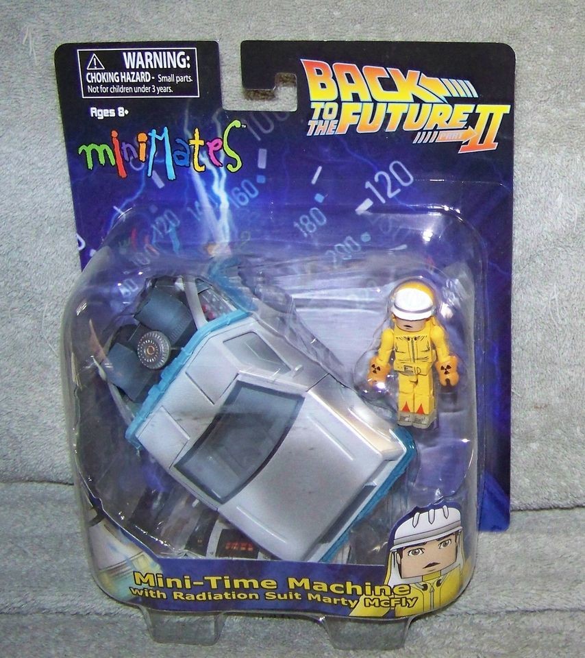 MINIMATES BACK TO THE FUTURE II MINI TIME MACHINE W/ RADIATION SUIT 