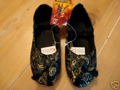 New Disney ELIZABETH SWANN Costume Dress Up Shoes 9/10