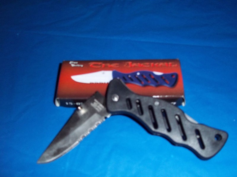 THE JACKAL WORKING KNIFE STAINLESS RUBBERIZED HANDLE