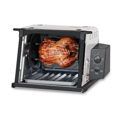 Ronco ST3001SSGEN Showtime Compact Rotisserie and Barbeque Oven 