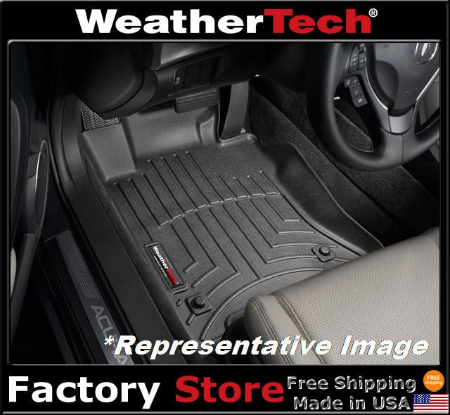 WeatherTech® DigitalFit FloorLiner   2009 2012   Acura TL   Black 