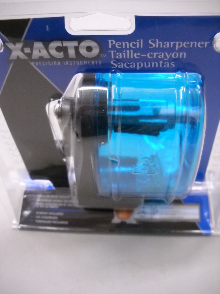 ACTO PENCIL SHARPENER WALL OR DESK MOUNT #1065 BLUE