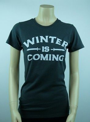 WINTER IS COMING t shirt game of thrones tee girls juniors