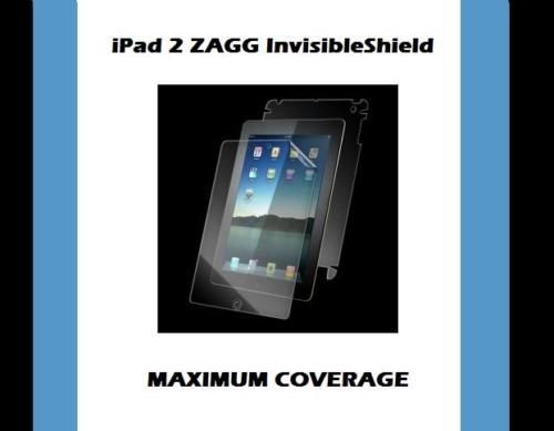 ZAGG iPAD 2 FULL body MAX Maximum Invisible Shield NEW fits Wifi+3G 