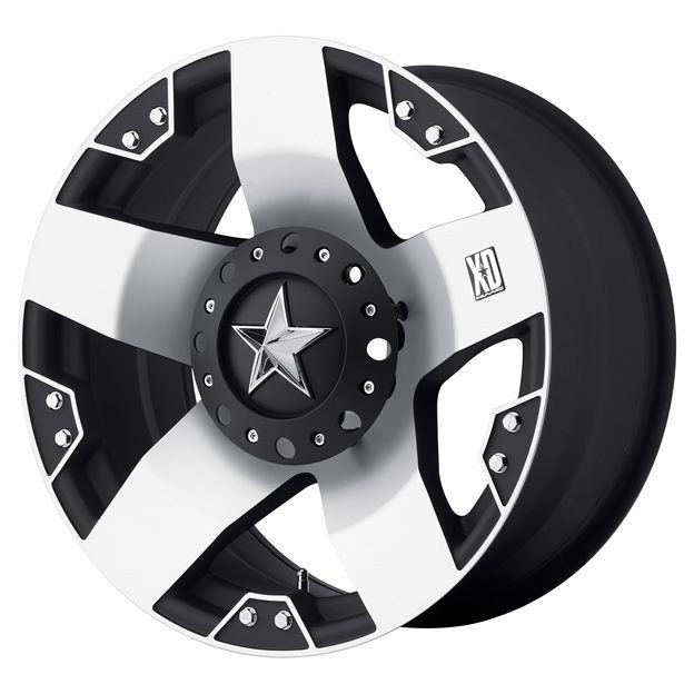 KMC XD775 ROCKSTAR XD77578087510 17X8 10MM OFFSET 8X170 MACH BLACK 