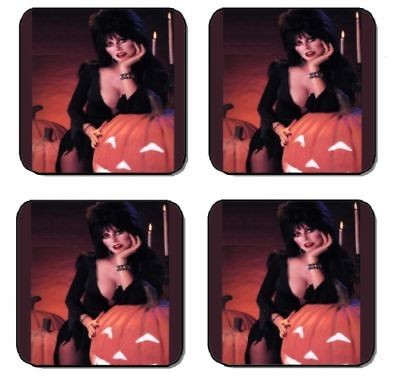 ELVIRA COASTERS 1/4 BAR & BEER SET OF 6