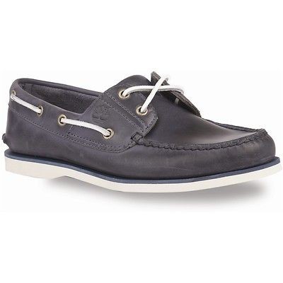   Classic 2 Eye Boat Shoe Boat Shoes Dark Blue Shona *New In Box