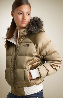 The North Face Gotham 550 fill Down Jacket Coat Parka Gold S