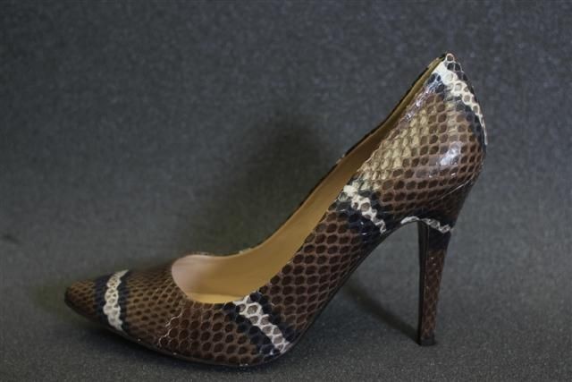 NIB J. Crew Collection Silvia Snakeskin Pumps   9