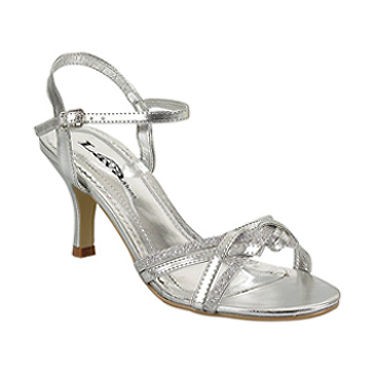    Silver Glitter Prom Pageant Formal Evening Open Toe Shoe #2235