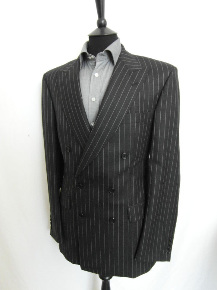 MENS AQUASCUTUM SUIT JACKET BLAZER 40L PIN JMB834