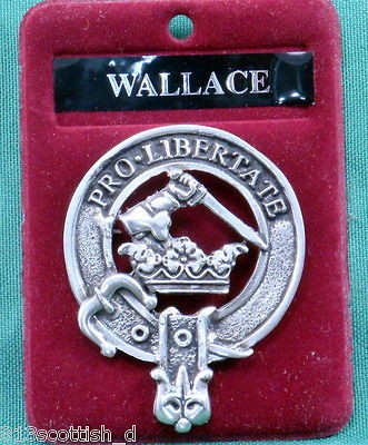 Wallace Scottish Clan Crest Badge Pin Ships free in US