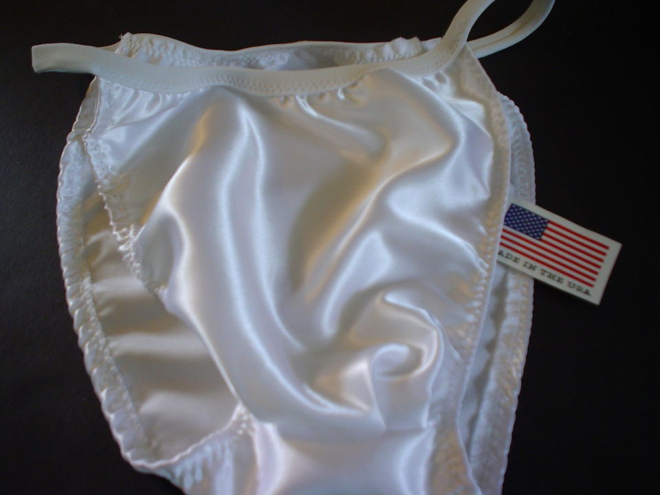 mens thongs satin in Mens Clothing